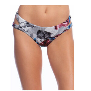 Bikini Lab Heavy Petal Cut Out Hipster Swimsuit Bottom Multi Size XS